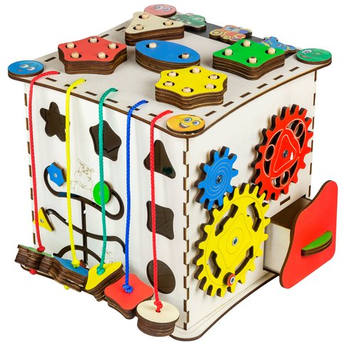 Бізіборд GoodPlay Кубик для розвитку (25×25×25) Прев'ю 4