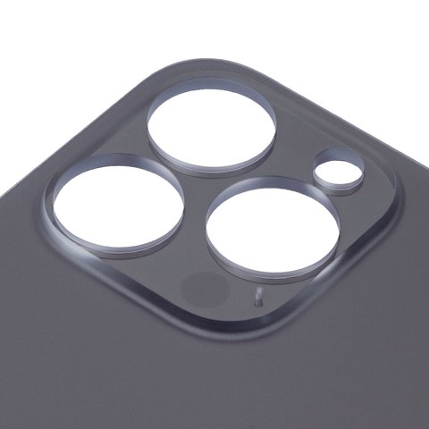 Housing Back Cover compatible with iPhone 13 Pro, (gray, no need to remove the camera glass, Original (PRC), Graphite, big hole) Preview 1