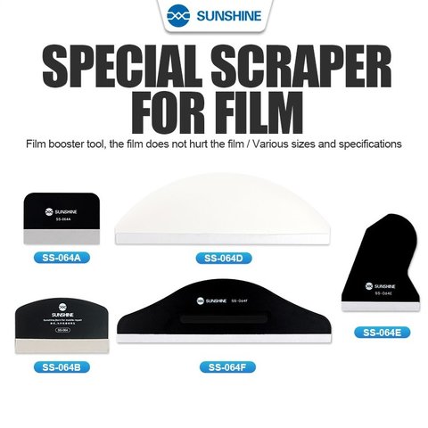 Spudger Sunshine SS-064A, (for film gluing, 93 mm, plastic, white) Preview 1