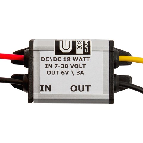 Inversor (convertidor) de voltaje de 7-30 V a 6 V para coche Vista previa  1