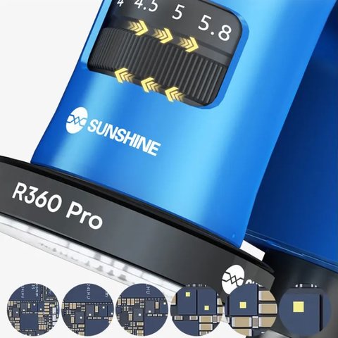 Microscopio Sunshine R360 Pro, trinocular, 7X-45X Vista previa  6