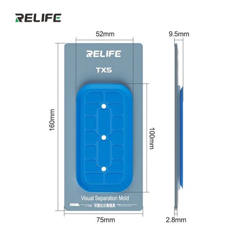 Soporte RELIFE TX5, Para reparar dispositivos móviles, para el separador Vista previa  8