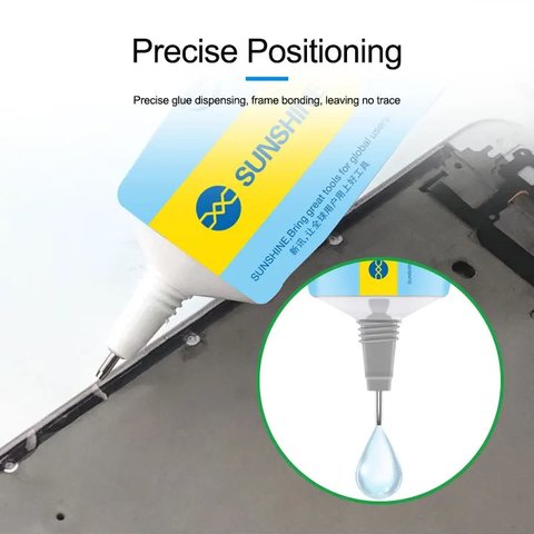 Adhesivos sellador Sunshine G-20, para pegar tapas traseras, para marcos de pantalla, 50 ml, transparente Vista previa  3