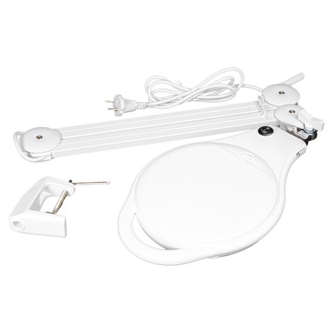 Настольная увеличительная линза Bourya 8060LED, 5 диоптрий Превью 1