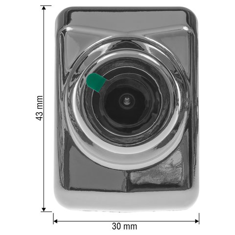 Камера переднього виду для Mercedes-Benz C/Е-класів 2015-2017 р.в. у хромованому корпусі Прев'ю 1