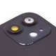 Задняя панель корпуса для iPhone 12, черная, со стеклом камеры, small hole Превью 1