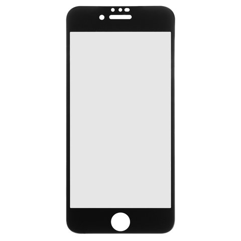 Защитное стекло All Spares для Apple iPhone 6, iPhone 6S, iPhone 7, iPhone 8, iPhone SE 2020, 0,33 мм 9H, совместимо с чехлом, Full Glue, черный, HD+ Превью 1