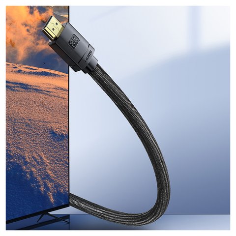 Кабель HDMI Baseus High Definition Series, HDMI, 5 м, черный, 8K, #WKGQ040201 Превью 1