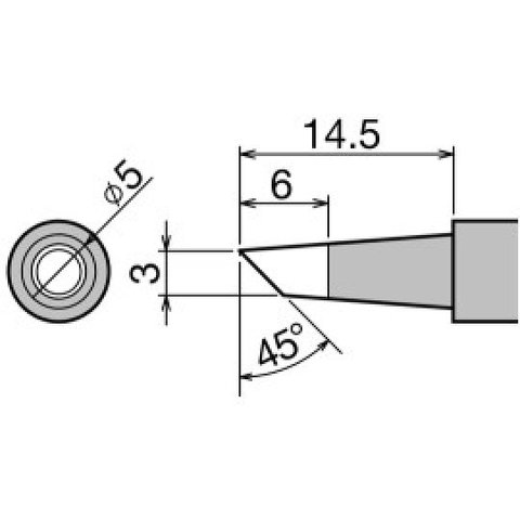 Паяльне жало Goot PX-28RT-3BC Прев'ю 1