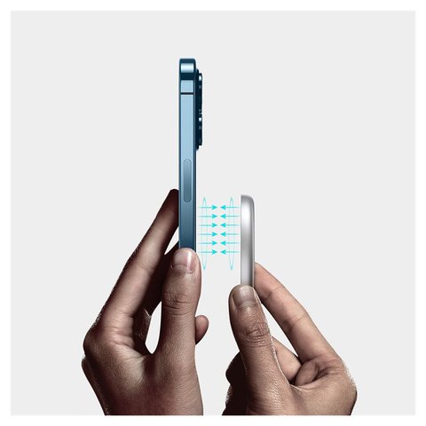 Беспроводное зарядное устройство Baseus Simple Mini Magnetic, Power Delivery (PD), белое, USB тип-C, стекло, пластик, металл, 15 Вт, c кабелем, магнитное, #WXJK-F02 Превью 2