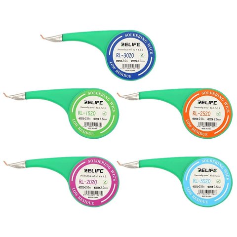 Лента-оплетка RELIFE RL-3020, (Ш) 3,0 мм, (Д) 2 м Превью 1