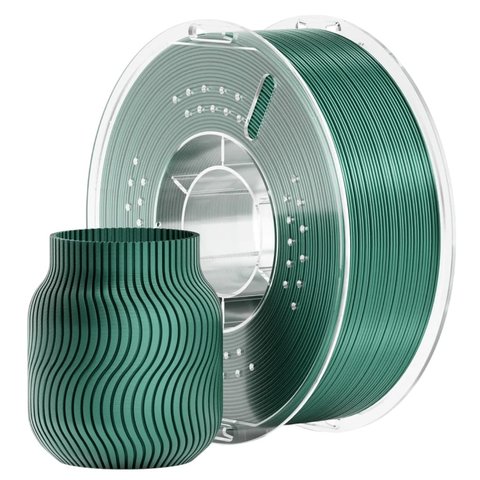 Филамент для 3D-принтера ELEGOO PLA Metal Green, 1 кг Превью 1