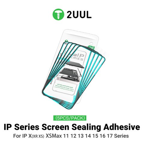 Стікер дисплея 2UUL SA17 для Apple iPhone 17, 5 шт., adhesive Прев'ю 1